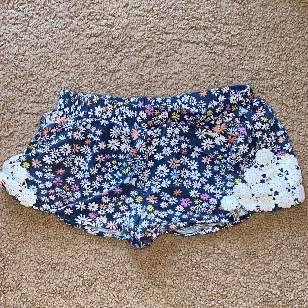 Girls Floral Shorts
